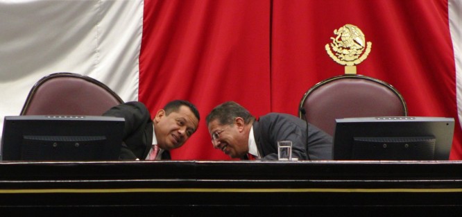Aspectos de la quinta sesión del pleno del Congreso de Veracruz. 