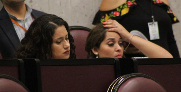 Aspectos de la quinta sesión del pleno del Congreso de Veracruz. 