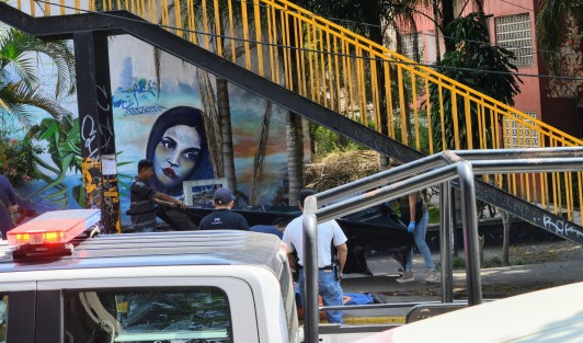 Una persona de sexo masculino fue ejecutada abajo del puente peatonal que se encuentra en la entrada a la unidad Agua Santa 2 y sobre avenida Lázaro Cárdenas en Xalapa. Personal la Fiscalía y SSP cerraron y acordonaron toda la avenida para realizar los peritajes correspondientes.  