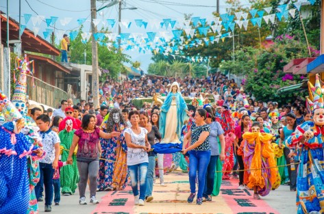 Concluyó con éxito  la tradicional fiesta patronal Baxtla 2019 en honor a la Visitación de Nuestra Señora, que contó con actividades religiosas, culturales, musicales y de entretenimiento que además de mantener vivas las costumbres, brindaron sana diversión a la población y visitantes  quienes este año participaron en la fiesta donde se  registró saldo blanco en su balance final.  