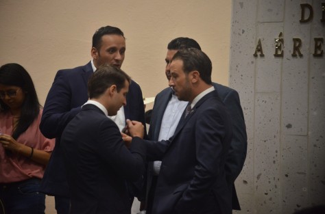Aspectos de la Octava Sesión Ordinaria de la LXV Legislatura del Congreso de Veracruz. 