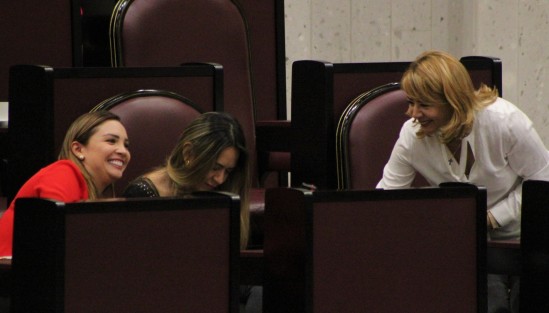 Aspectos de la Octava Sesión Ordinaria de la LXV Legislatura del Congreso de Veracruz. 