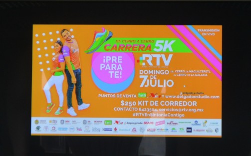 Radiotelevisión de Veracruz (RTV) presentó la carrera<em>De cerro a cerro 5K</em> en su tercera edición, que se llevará a cabo este 7 de julio a las 8:00 de la mañana y la cual partirá del cerro de Macuiltépetl para culminar en sus instalaciones del Cerro de la Galaxia.