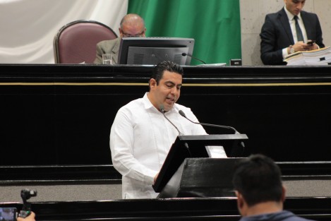 En ausencia del  diputado Sergio Henández, quien no estuvo presente durante la Décimasegunda Sesión Ordinaria  Segundo Período de Sesiones Ordinarias, el diputado Ricardo Arturo Serna Barajas presentó el Anteproyecto de punto de acuerdo en relación con el reforzamiento de la seguridad pública en el Estado de Veracruz, donde se emite un exhorto al poder ejecutivo para informar  la llegada de la guardia nacional al estado de Veracruz
