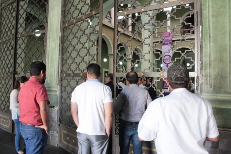 Luego del plantón de habitantes de Pajapan en espera de audiencia, la entrada al Palacio de Gobierno está restringida.  