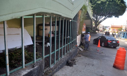 Por instrucciones superiores, trabajadores del ayuntamiento de Xalapa continúan retirando los jardines verticales de la ciudad, luego de que por varios meses fuera abandonados. En ellos se invirtió mucho dinero durante la administración de Elizabeth Morales García.  