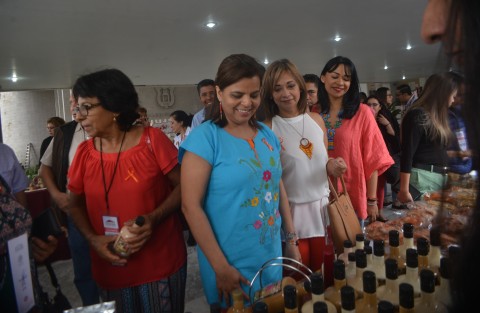 En las instalaciones de la Legislatura se realizó la inauguración de la  Expo venta artesanal Manos Veracruzanas, con la participación de diputados locales; la presidenta del DIF, Verónica Aguilera entre otras personalidades.  