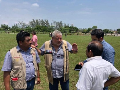 Previo a la visita del presidente de México, Andrés Manuel López Obrador y el presidente de Honduras, Juan Orlando Hernández a nuestro estado el próximo sábado, el delegado de programas sociales, Manuel Huerta, en compañía del General de Brigada Diplomado Estado Mayor Alejandro Silva Hernández y el alcalde de Minatitlán, Nicolás Reyes Álvarez, entre otras autoridades navales y militares, recorrieron el vivero del 3er Batallón de infantería de este municipio.  