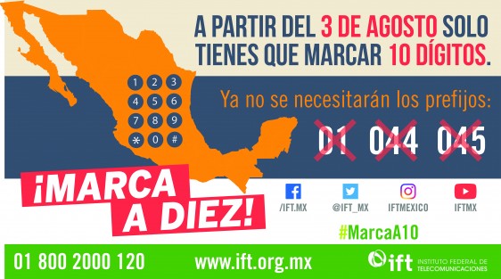 Todos los números telefónicos en el país, ya sean fijos o móviles, tendrán 10 dígitos, por lo que será más sencillo realizar las llamadas, a partir de este 3 de agosto.