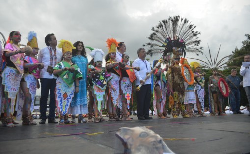 Durante todo el día se pudieron apreciar varios eventos culturales que muestran las diferentes regiones de Veracruz.