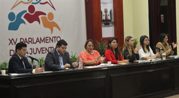 Inician trabajos del Parlamento de la Juventud Veracruzana 2019, evento organizado por el Congreso del Estado y el Instituto Veracruzano de la Juventud, que reúne a 50 jóvenes provenientes de las diversas regiones de la entidad. 