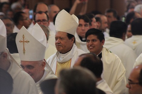 Presidida por el arzobispo de Xalapa, Hipólito Reyes Larios, y con la participación de obispos de varios puntos del país, se realizaron las exequias del arzobispo emérito de Xalapa, y Cardenal, Sergio Obeso Rivera. 