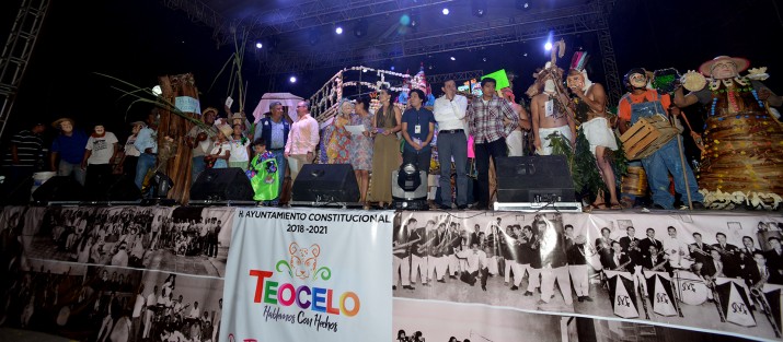 En el marco de fiesta patronal en honor a la Asunción de nuestra Señora Teocelo 2019 se realizó en el Teatro del Pueblo el tradicional concurso de disfraces, en el cual se contó con más de 60 participantes que superaron el registro de anteriores fiestas patronales. 