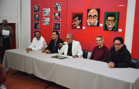 En la Casa de la Caricatura de la ciudad de Xalapa se inauguró la exposición  <em>El placer de pintar</em> en homenaje a la trayectoria de 40 años del reconocido caricaturista Fernando Morales FM.