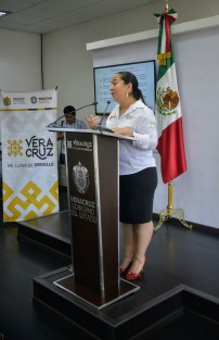 Llena de orgullo, la secretaria de Turismo y Cultura, Xóchitl Arbizu, presumió los logros obtenidos por la campaña <em>Veracruz se antoja</em>, durante este periodo vacacional de verano 2019. 