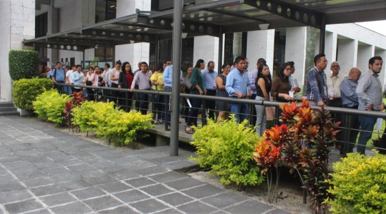 Concurrido el Palacio Legislativo para las capacitaciones a ayuntamientos que ahí se imparten. 