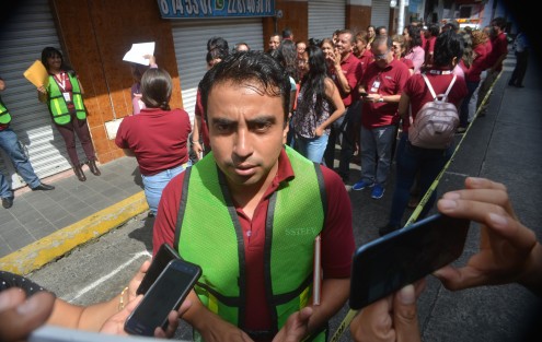 El Sindicato del Seguro Social de los Trabajadores de la Educación del Estado de Veracruz (SSTEEV), con el apoyo de Protección Civil municipal,  realizó este día un simulacro de sismo, donde se evacuó a más de 100 personas en un lapso de 4 minutos, en el marco del mes de Protección Civil. 