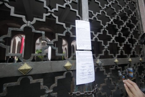 Diputados panistas de la LXV legislatura acudieron a Palacio de Gobierno para solicitar diálogo con el gobernador Cuitláhuac García Jiménez y pedir la reinstalación del ex procurador Jorge Winckler Ortiz.  