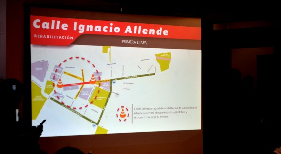 Autoridades municipales anunciaron la rehabilitación de la calle Allende, la cual dará inicio a partir del 17 de septiembre. Los funcionarios prometieron que esta ocasión la organización vial sí dará resultados.