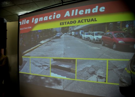 Autoridades municipales anunciaron la rehabilitación de la calle Allende, la cual dará inicio a partir del 17 de septiembre. Los funcionarios prometieron que esta ocasión la organización vial sí dará resultados.