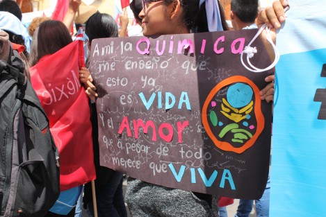 El Frente Nacional por la Familia Xalapa marchó desde la Facultad de Economía hacia la Plaza Lerdo para pronunciarse en contra de la legalización del aborto.  