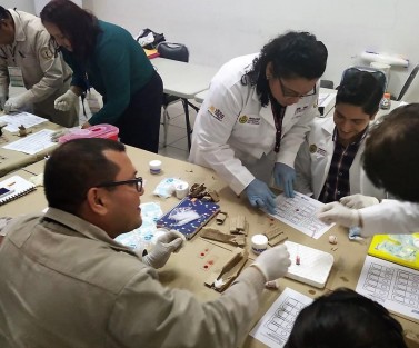 Con la finalidad de mejorar la calidad en los diagnósticos de paludismo o malaria, la Secretaría de Salud (SS), a través del Departamento de Enfermedades Transmitidas por Vector, realizó supervisiones integrales en las jurisdicciones sanitarias III de Poza Rica, IV de Martínez de la Torre, IX de Cosamaloapan y X de San Andrés Tuxtla.