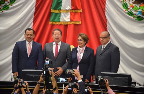 Con 48 votos a favor, en sesión extraordinaria, diputados de la LXV Legislatura de Veracruz, designaron a Delia González Cobos  como nueva titular del Órgano de Fiscalización Superior.