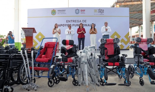 El Sistema para el Desarrollo Integral de la Familia (DIF), entregó en esta ciudad de Veracruz, 850 dispositivos a 35 municipios solicitantes con una inversión de 2 millones 60 mil 798 pesos.