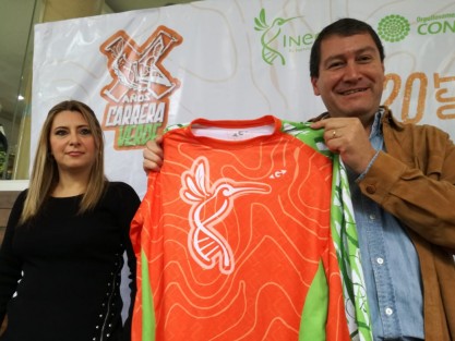 El Director del INECOL, Miguel Rubio Godoy, presentó  la CARRERA VERDE que se llevará a cabo el 20 de octubre, donde los deportistas podrán participar a partir de los 14 años, en categorías libre y máster con distancias de 4.6 km y 9.2 km con un costo de $350 pesos. Contarán con carreras infantiles edades de 6 a 13 años categorías 4000, 800 y 1,200 metros, el costo es de 150 pesos.

