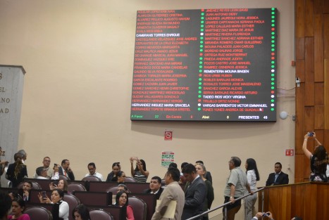 Con 37 votos a favor y 8 en contra, fue aprobado por el Congreso de Veracruz, el nombramiento de 13 magistrados del Poder Judicial. 