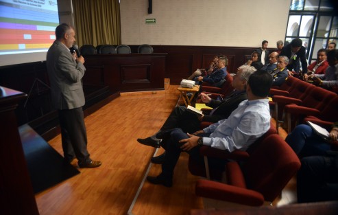 En la presentación se explicó que el plan de movilidad trabajará en cuatro ejes los cuales son: Peatón, Transporte no Motorizado, Transporte Público y Vehículos Particulares.