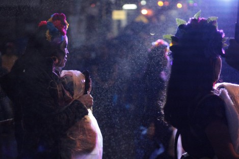 Pese al clima xalapeño, se llevó a cabo el Paseo de Catrinas 2019 por calles del centro de Xalapa, con  una gran asistencia. 