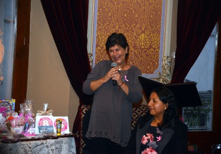 Durante el evento varias mujeres dieron sus testimonios de cómo sobrevivieron al cáncer de mama. Cabe mencionar que todo lo recaudado será destinado para estudios de mastografías para mujeres de escasos recursos.   