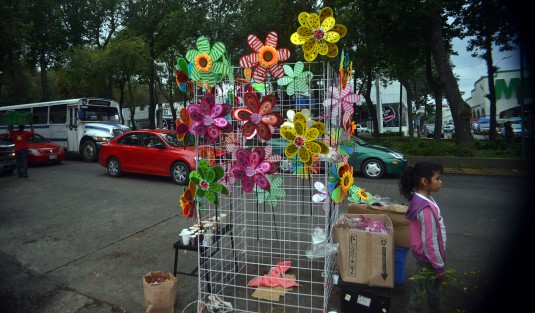 Comerciantes de varias partes de Veracruz, incluso de Puebla, llegan al panteón a expender sus productos.