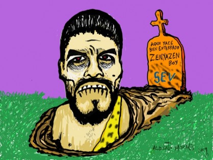 En ejercicio de sus funciones / la calaca vino por Zenyazen / 