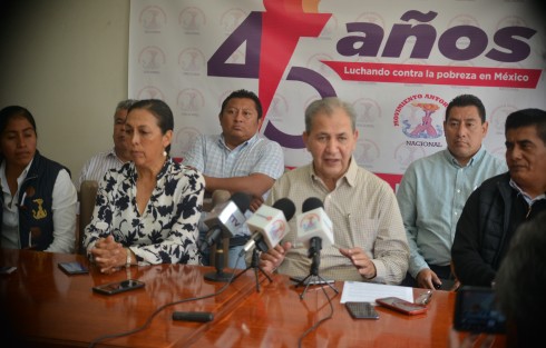 Samuel Aguirre Ochoa, líder estatal de Antorcha Campesina, dijo  que su organización  pronto será un partido político  para pelear y ganar por la vía democrática el gobierno de la República, e instrumentar desde ahí  un modelo de nación.  
