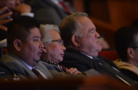 Rinde gobernador Cuitláhuac García Jiménez su Primer Informe de Labores en el Teatro del Estado de la ciudad de Xalapa.  