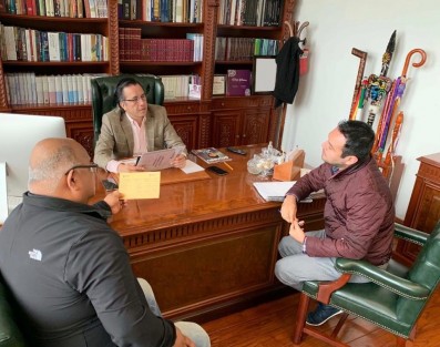 A través de sus redes sociales, el Gobernador Cuitláhuac García expresó: <em>Iniciamos la semana revisando los avances de la reestructuración de la deuda. Al respecto, tenemos excelentes noticias, hemos recuperado la confianza del sector financiero.</em>