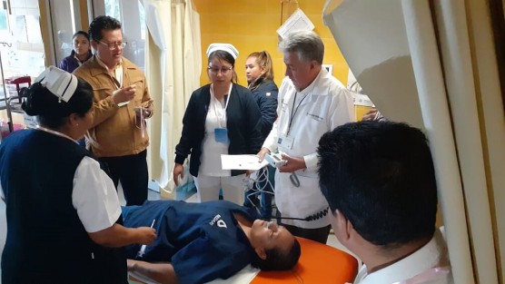 La Secretaría de Salud (SS) a través de la Unidad de Especialidades Médicas (UNEME) de Platón Sánchez llevó a cabo el Curso Taller Hospitalario de Equipo de Respuesta Inmediata Emergencia Materna (Código Mater/Erio). 