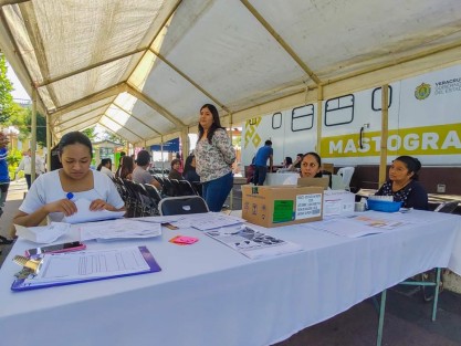 Continúan las Jornadas de Mastografías Gratuitas en la Cabecera Municipal. Se invita a todas las mujeres de 40 a 69 años de Teocelo, Comunidades y Municipios vecinos a que a que acudan para agendar una cita y realizarse el estudio de mastografía, en horario Matutino y Vespertino, de 9:00 am a 6:00 pm. 