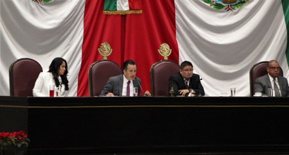 Aspectos de la comparecencia ante el Congreso del Estado, del Gobernador Cuitláhuac García Jiménez. 