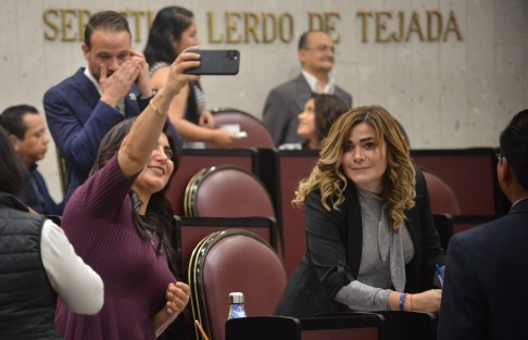 Aspectos  de  la penúltima sesión de 2019 de la LXV Legislatura de Veracruz.