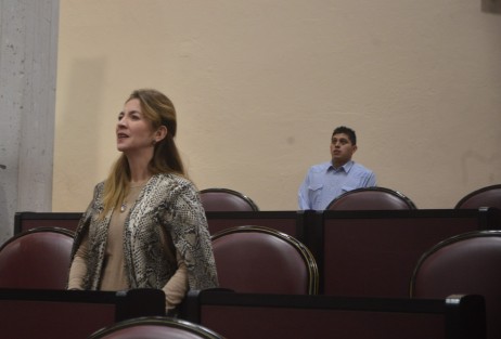 Aspectos  de  la penúltima sesión de 2019 de la LXV Legislatura de Veracruz.