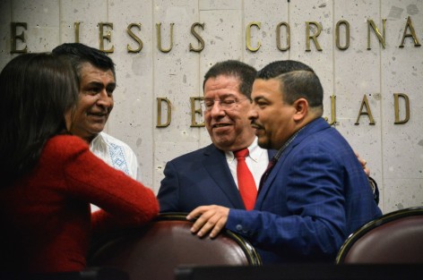 Aspectos  de  la penúltima sesión de 2019 de la LXV Legislatura de Veracruz.