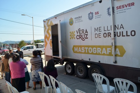 Desde la mañana de este lunes y hasta el próximo viernes se encontrará en la ciudad de Tlapacoyan el módulo de mastografías de la Secretaría de Salud, por lo que la invitación se encuentra abierta para todas las mujeres de 40 a 69 años de edad, para acudir y realizarse este importante examen que puede salvar vidas. 
