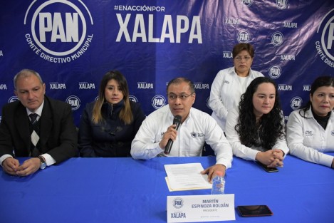 Xalapa, la Capital del Estado está en manos de un Gobierno inepto e improvisado que desconoce cómo aplicar sus recursos públicos, manifestó el presidente del PAN Local, Martin Espinoza Roldán. 