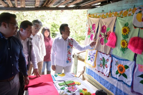n gira de trabajo por la zona norte, el gobernador Cuitláhuac García Jiménez verificó el avance del programa 