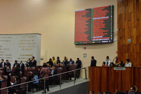 Con 33 votos a favor y 13 en contra, diputados locales aprobaron intervenir la tesorería del municipio de Actopan.