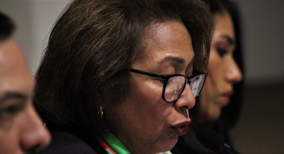 Aspectos de la comparecencia de la auditora general del Órgano de Fiscalización Superior del Estado de Veracruz (Orfis), Delia González Cobos, correspondiente al ejercicio 2019.