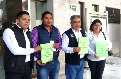 El Municipio de Teocelo que encabeza el Alcalde Mario Antonio Chama Díaz, se sumó a los primeros en entregar la Cuenta Pública 2019,al Congreso del Estado.El munícipe acudió acompañado por la Síndica Municipal, Zayra del Carmen Martínez Andrade y el Tesorero Juan José Chávez Hernández.